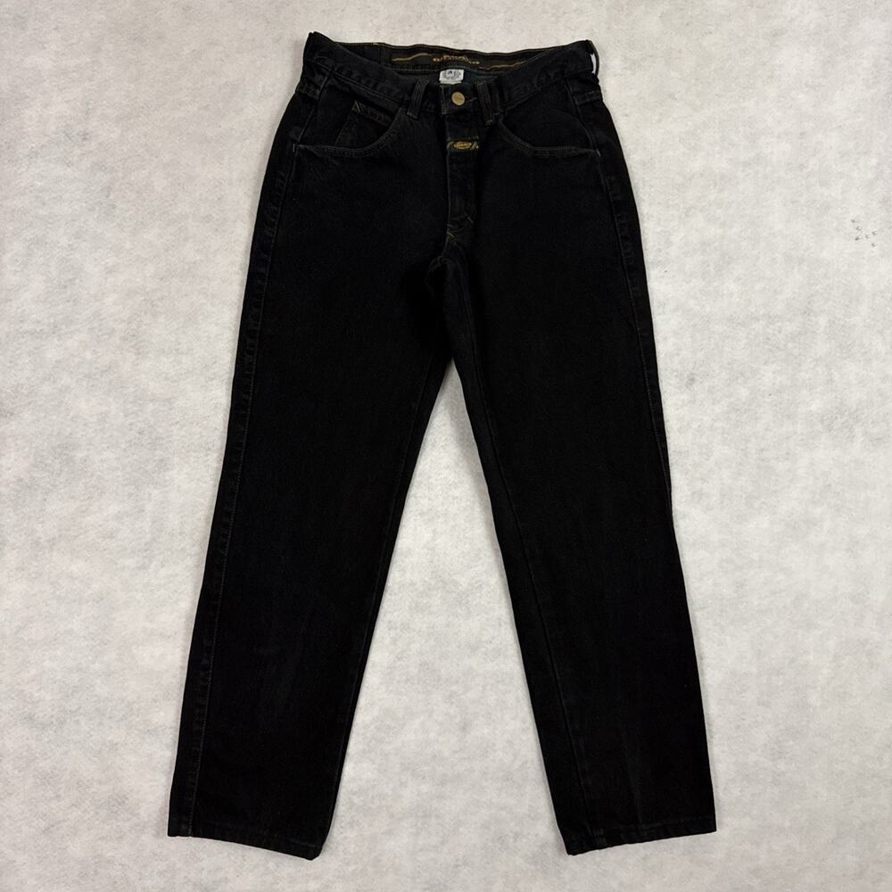 Girbaud Jeans Mens 28 Black Straight Leg Vintage Y2K Denim Pants